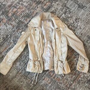 Elegant Cream Trench Coat for Women